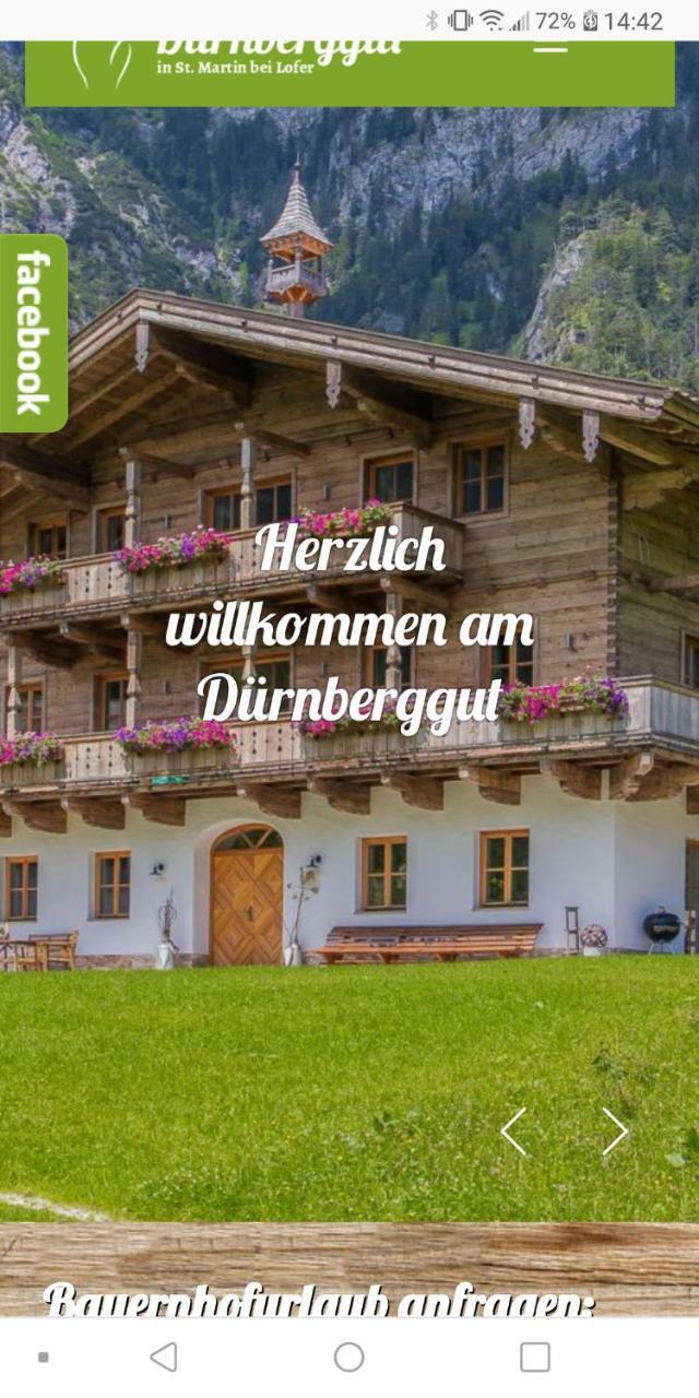 Duernberggut Sankt Martin bei Lofer Exterior foto